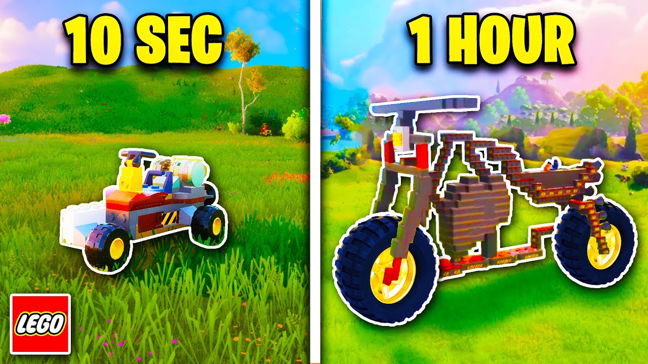 Building a Motorcycle In 10 Seconds vs 1 Hour!