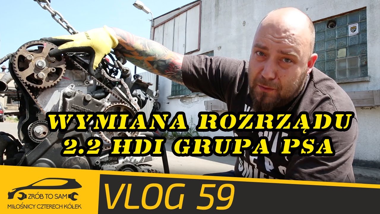 Wymiana rozrządu w 2.2 HDI grupa PSA