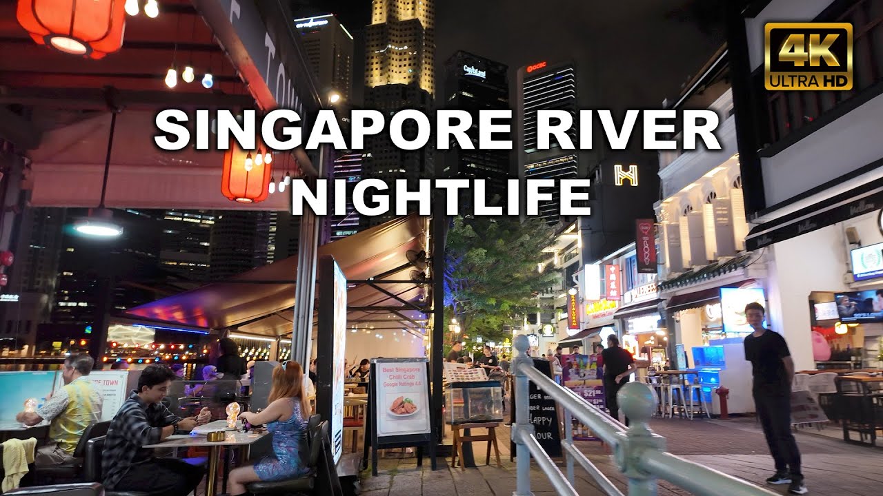 Singapore River's Nightlife: Exploring Clarke Quay, Boat Quay & Marina Bay.