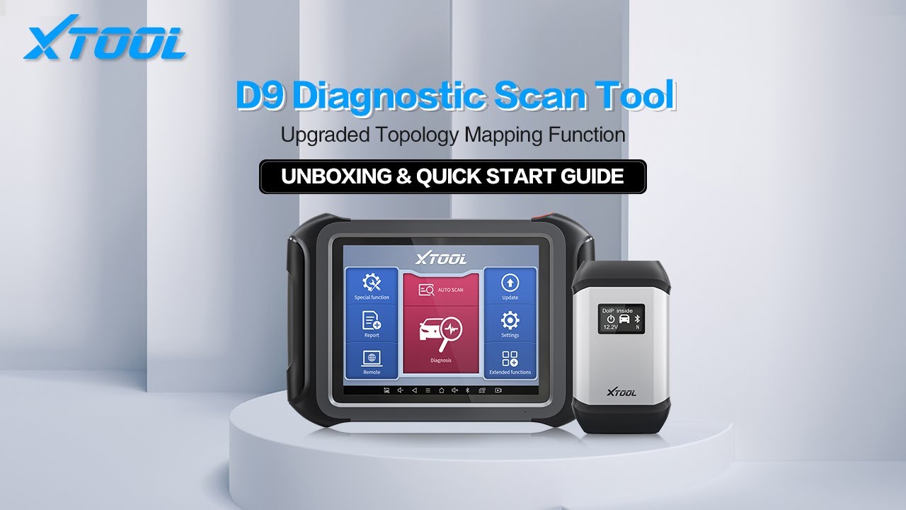 XTOOL D9 Scan Tool Unboxing & Quick Start