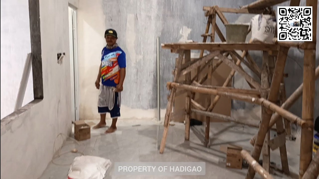 Cek Renovasi Rumah Magnolia Podomoro Tenjo minggu 4 (1 bulan) - Lantai, dinding, & Plafon