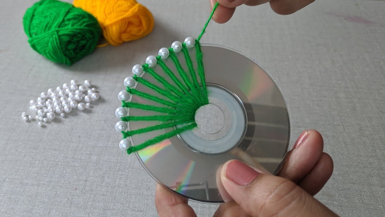 It's so Beautiful. New Amazing Hand making flower design trick. Easy Hand making flower design idea