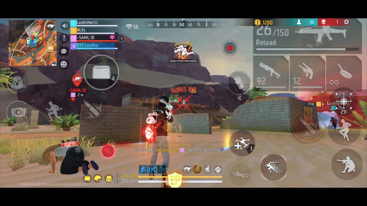 FREE FIRE TOURNAMENT HIGHLIGHTS 🏆 RUSHER POV 🔥💀 Iphone 14Plus #freefire #ff #esports 