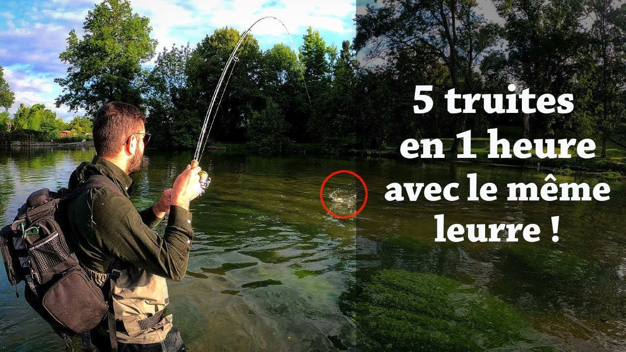 Je vous emmène à la PÊCHE - 5 TRUITES en 1 heure. (4K)