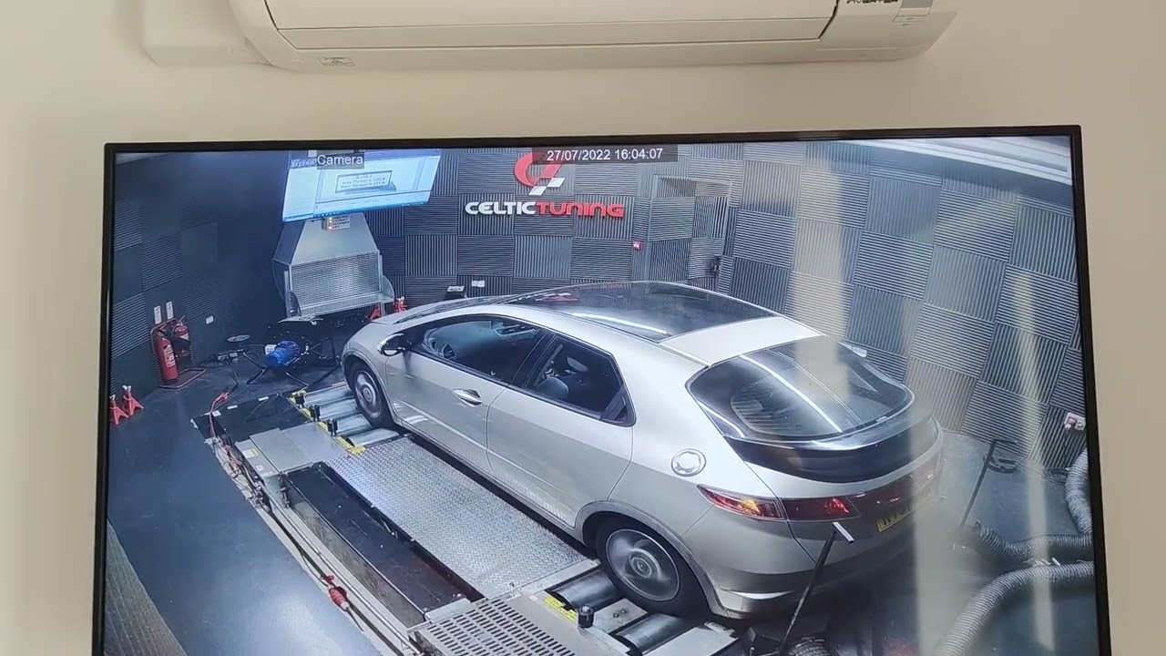 Honda Civic 2.2 cdti Diesel 2007 Tune and Dyno run