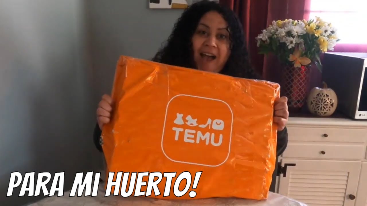 Lo que encontré en Temu para mi huerto y mas!