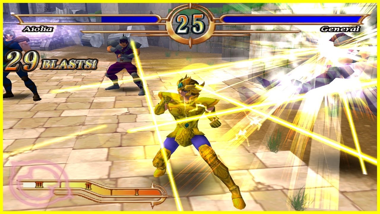 Playing Aiolia de Leao  - Bonus Stage -  Cdz Ps2 Mod
