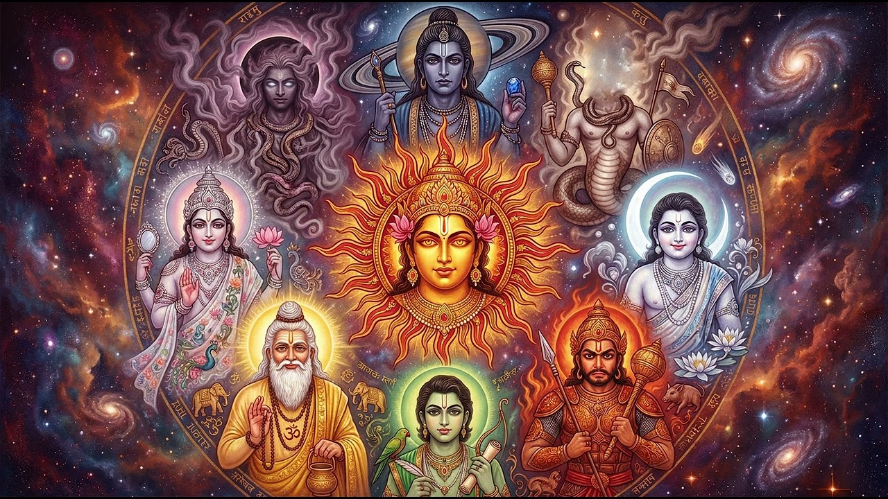 Navagraha Gayatri Mantra | All 9 Planets | 1 Hour Peaceful & Powerful Chant