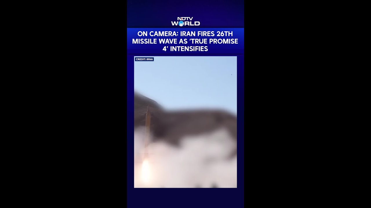 On Camera: Iran Fires 26th Missile Wave As ‘True Promise 4’ Intensifies