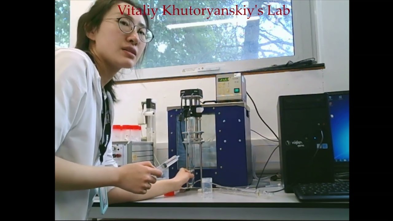 Capillary viscometry experiment