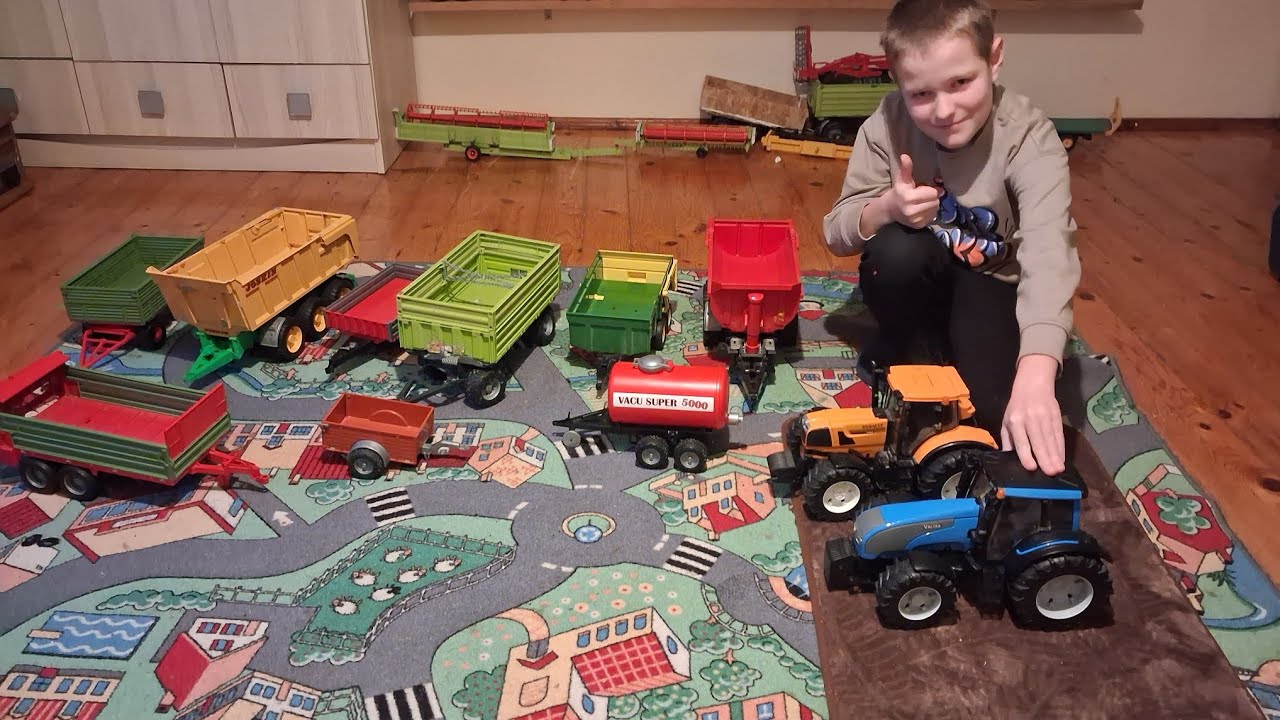 Stachu bruder toys-prezentacja przyczep 