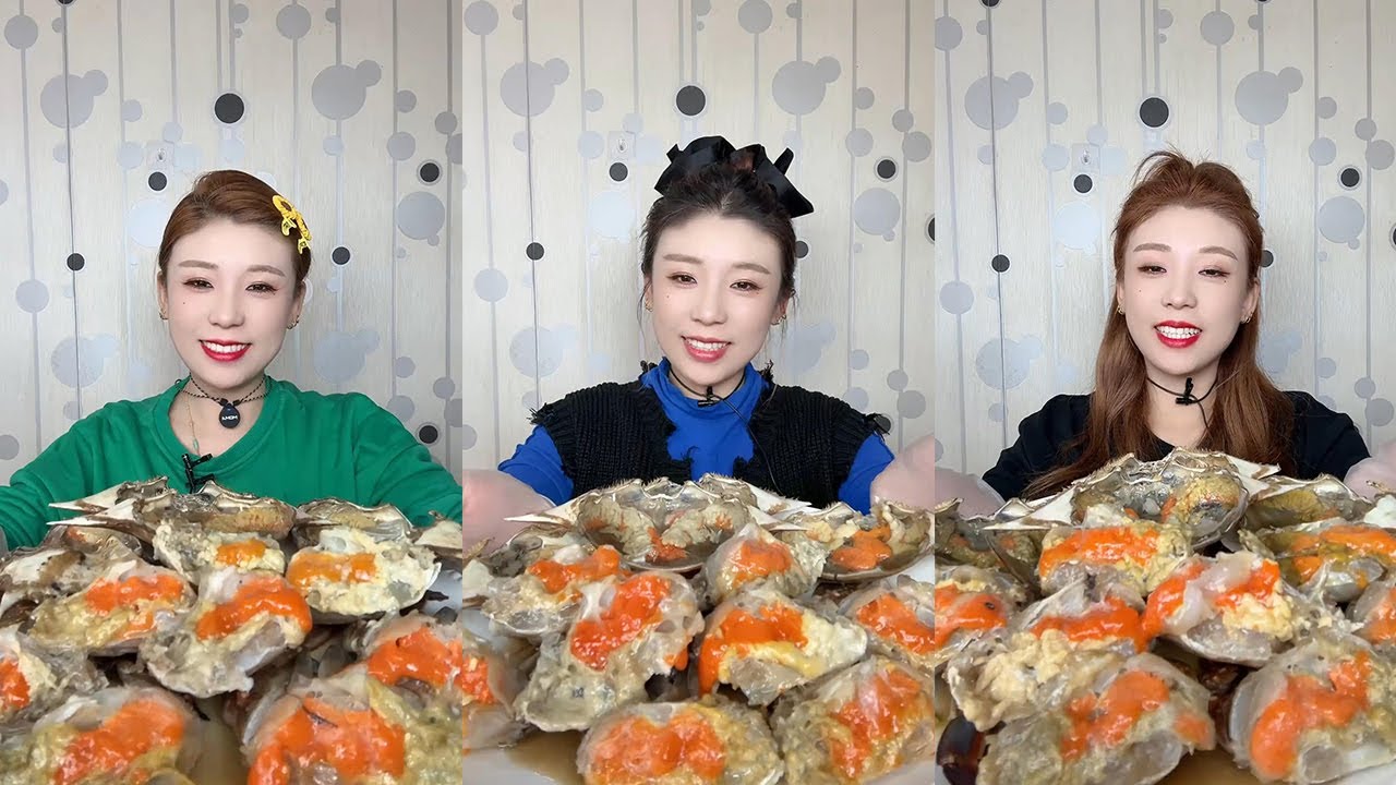 【Mukbang】Sauce mother crab🦀🦀#Seafood#asmr#yummy
