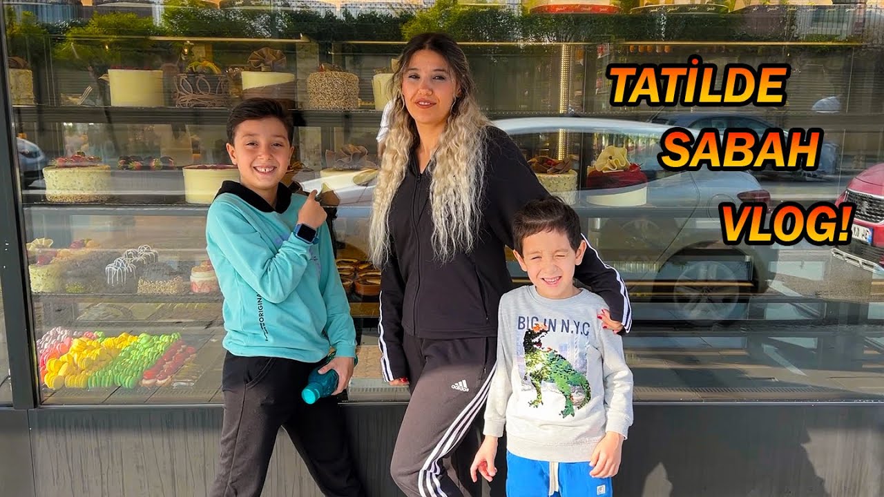 TATİLDE SABAH VLOG !!