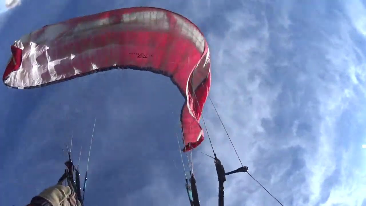 Vol parapente du 3 août 2025 - fermeture et perte de contrôle