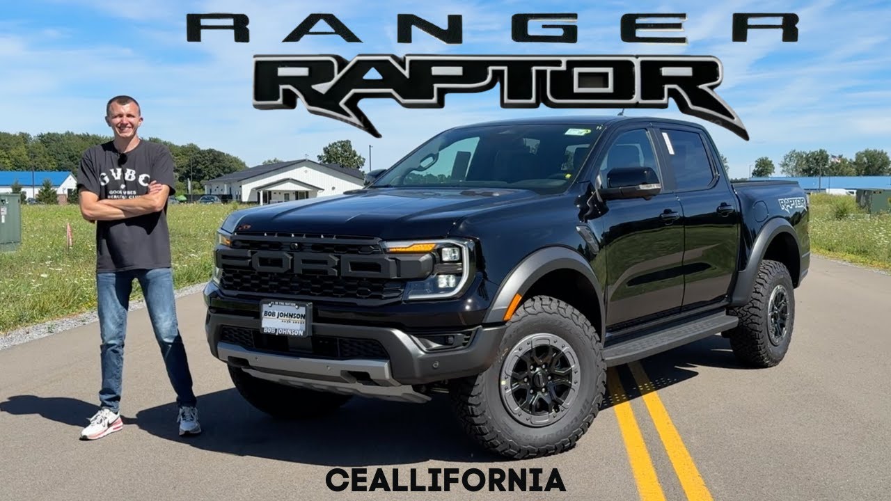 2025 Ford Ranger Raptor | The GMC Canyon AT4X is NOT this FUN! | Walkaround Review & Test Drive