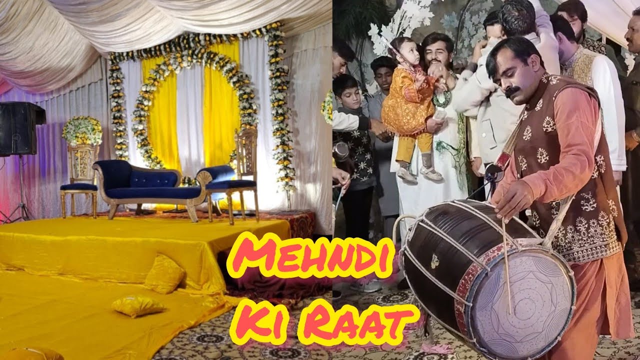Mehndi ki ya Raat ❤️ | Bhatija or Bhatiji ki Mehndi