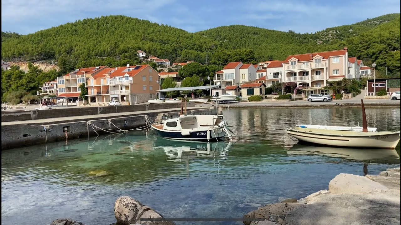 WALKING TOUR IN PRIZBA, KORCULA CROATIA 🇭🇷