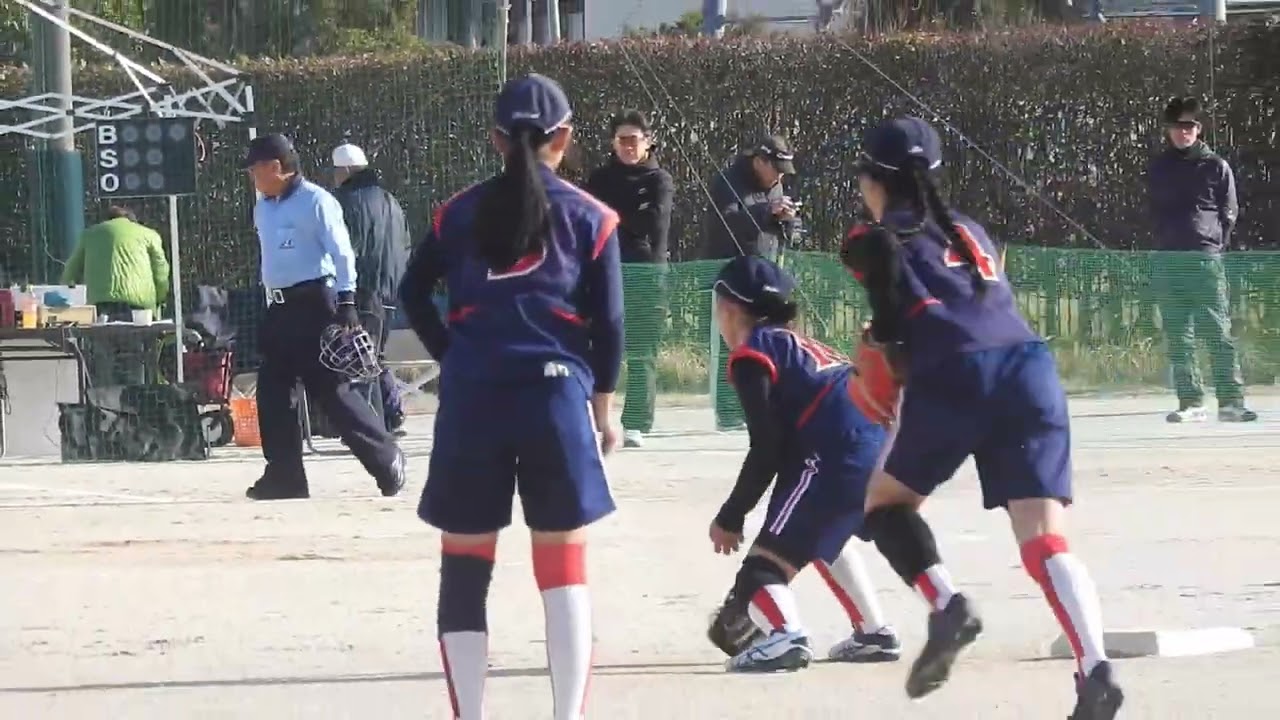 第36回全九州中学生選抜女子ソフトボール九州大会準決勝戦1回戦：鹿児島チエリーブロッサムソフトボールスポーツ少年団VS福岡シャトルズ編
