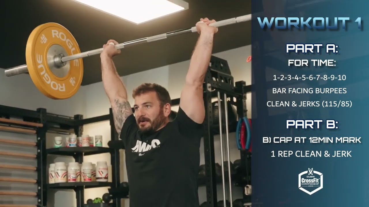 Dubai CrossFit Championship 2022 Online Qualifier Workout 1