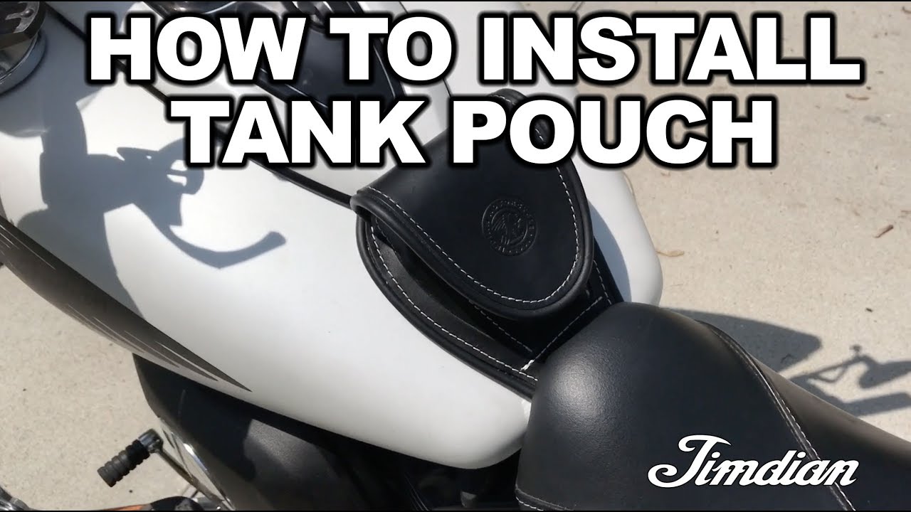 How to install an Indian Motorcycle Tank Pouch