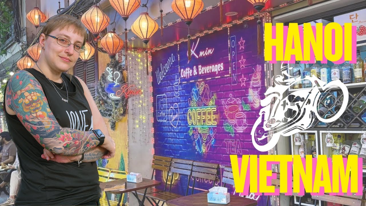 Hanoi by motorbike 🏍️ | Vietnam Vacation 🇻🇳✨ | Drive With Me