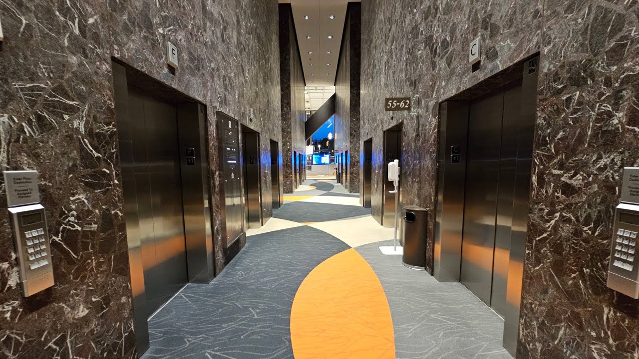 CRAZY FAST Schindler ID High-Rise Elevators At The US Steel Tower in Pittsburgh, PA.