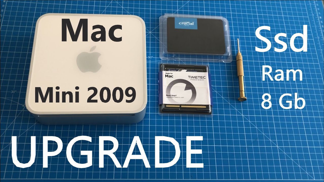 Mac Mini 2009 RAM SSD Upgrade Ita