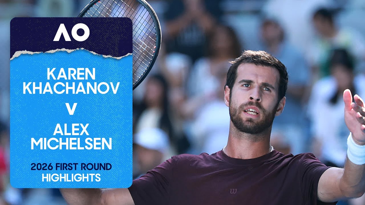 Karen Khachanov v Alex Michelsen Highlights | Australian Open 2026 First Round