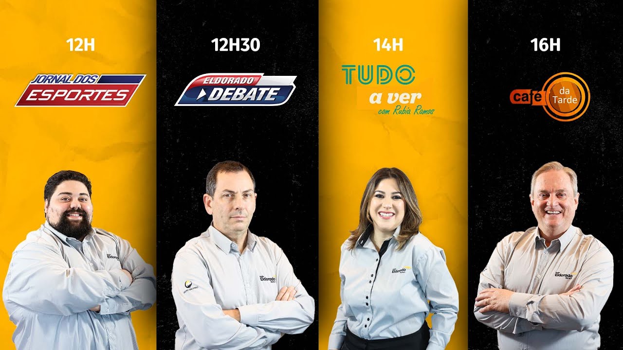 TARDE ELDORADO: Jornal dos Esportes, Eldorado Debate, Tudo a Ver e Café da Tarde 23/01/2026