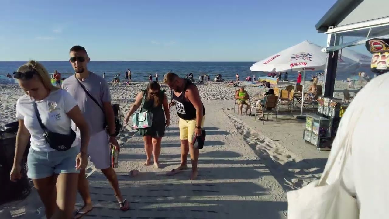 Karwia droga na plażę [4k]