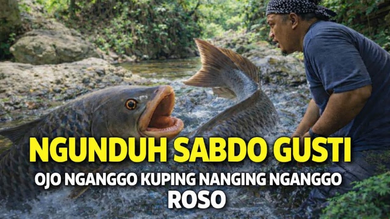 Diluar nalar.!! ada ikan bisa bicara seperti manusia di sungai paling angker di jawa tengah