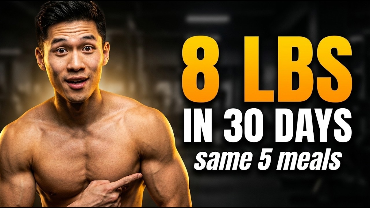 I Ate 5 Simple Meals on Repeat for a Month (Easy Muscle Building Diet)