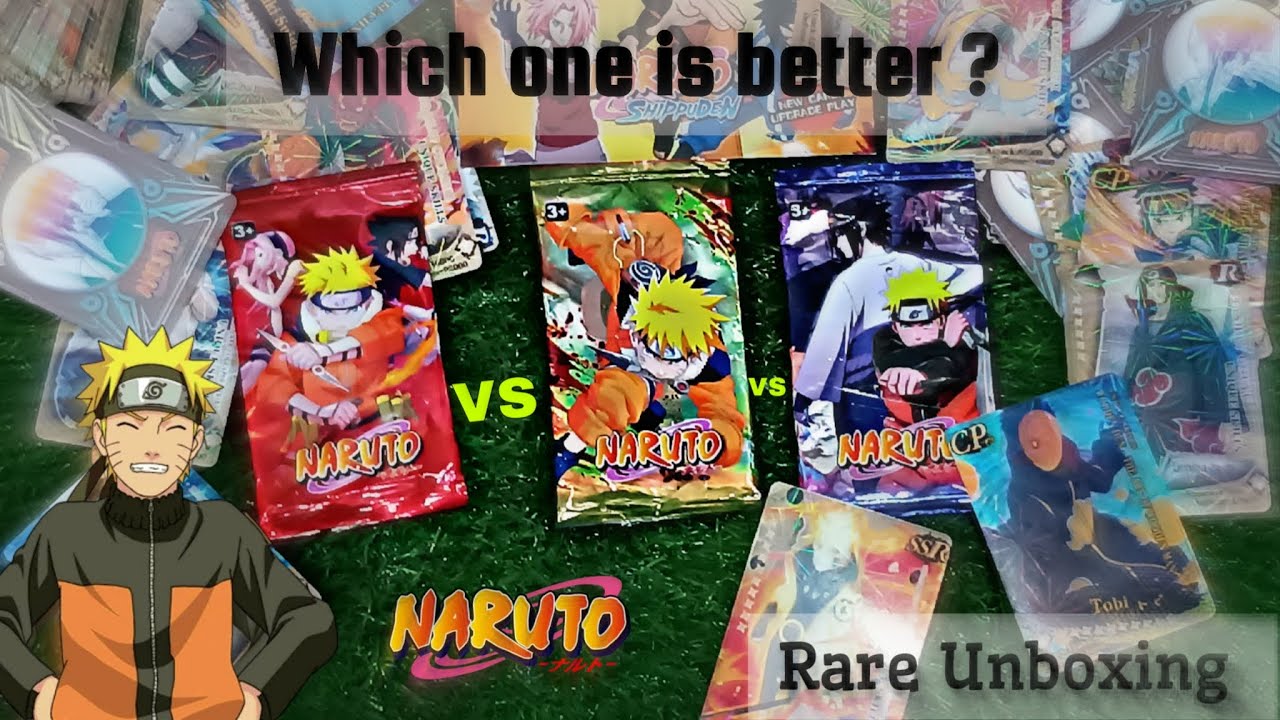 Which one is Better ❓Naruto Card's Unboxing  😀🔥🍥🥷(anime Card's Unboxing)#minato #naruto #cards#anime