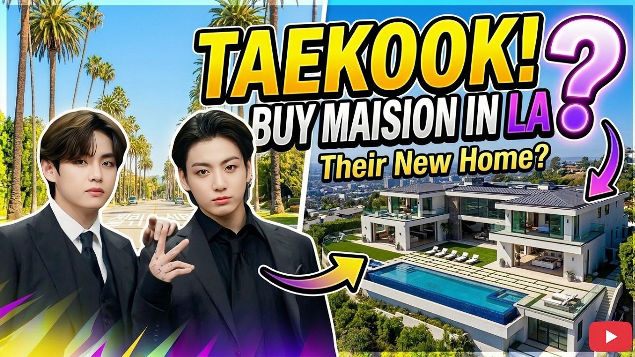 TAEKOOK Buy a House in Los Angeles ? 🇺🇸 They Always Seen in Beverly Hills ? 😱