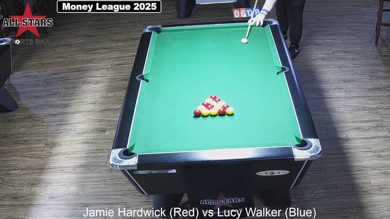 Allstars Weston Money League Jamie Hardwick v Lucy Walker