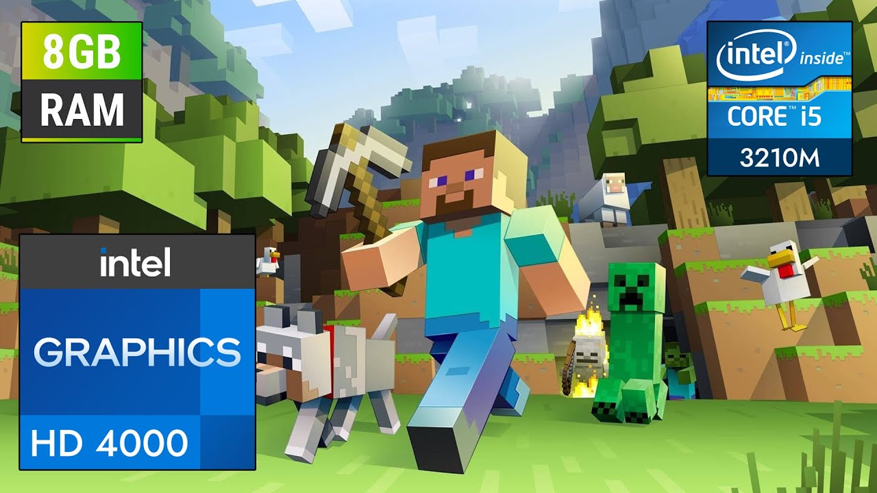 Playing Minecraft 1.19.4 on Intel Hd 4000 iGPU Low End Pc