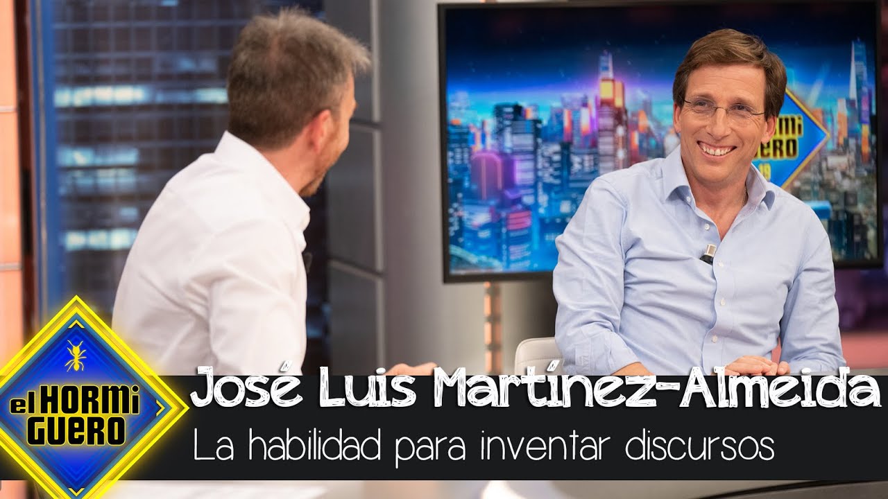 Pablo Motos prueba la habilidad de José Luis Martínez-Almeida de inventar discursos - El Hormiguero