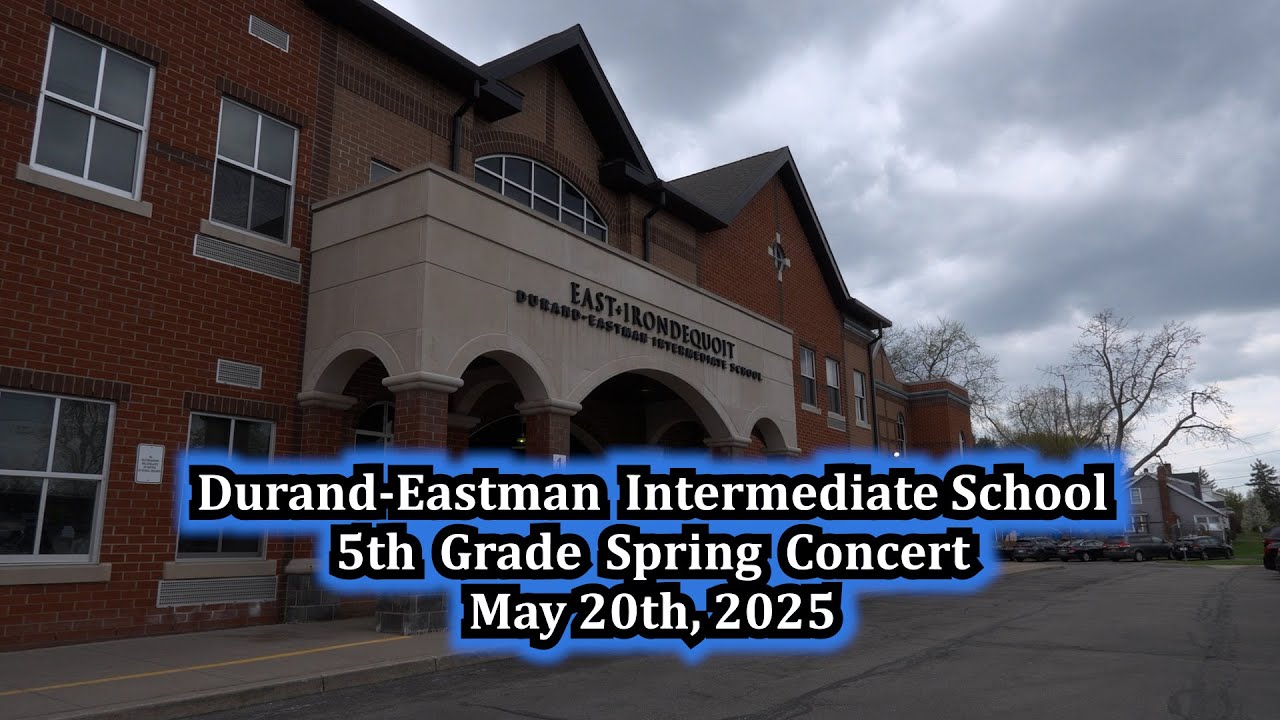 Durand Eastman 5th Grade Spring Concert 2025