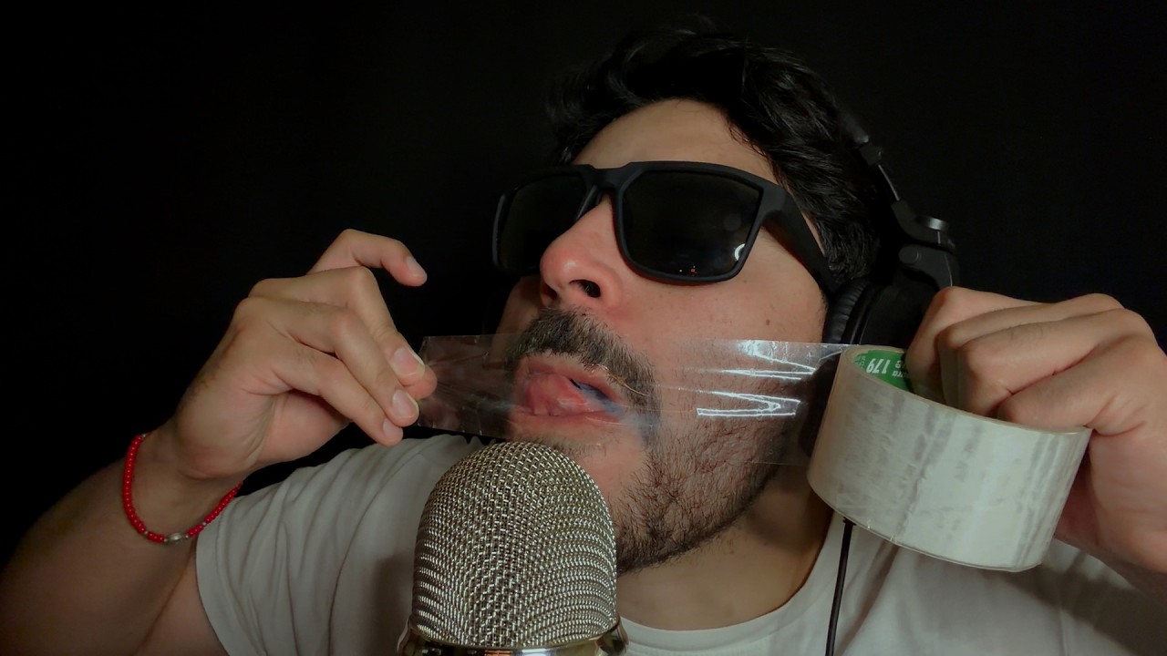 ASMR Extremely Tingly Mouth Sounds With TAPE 🫠