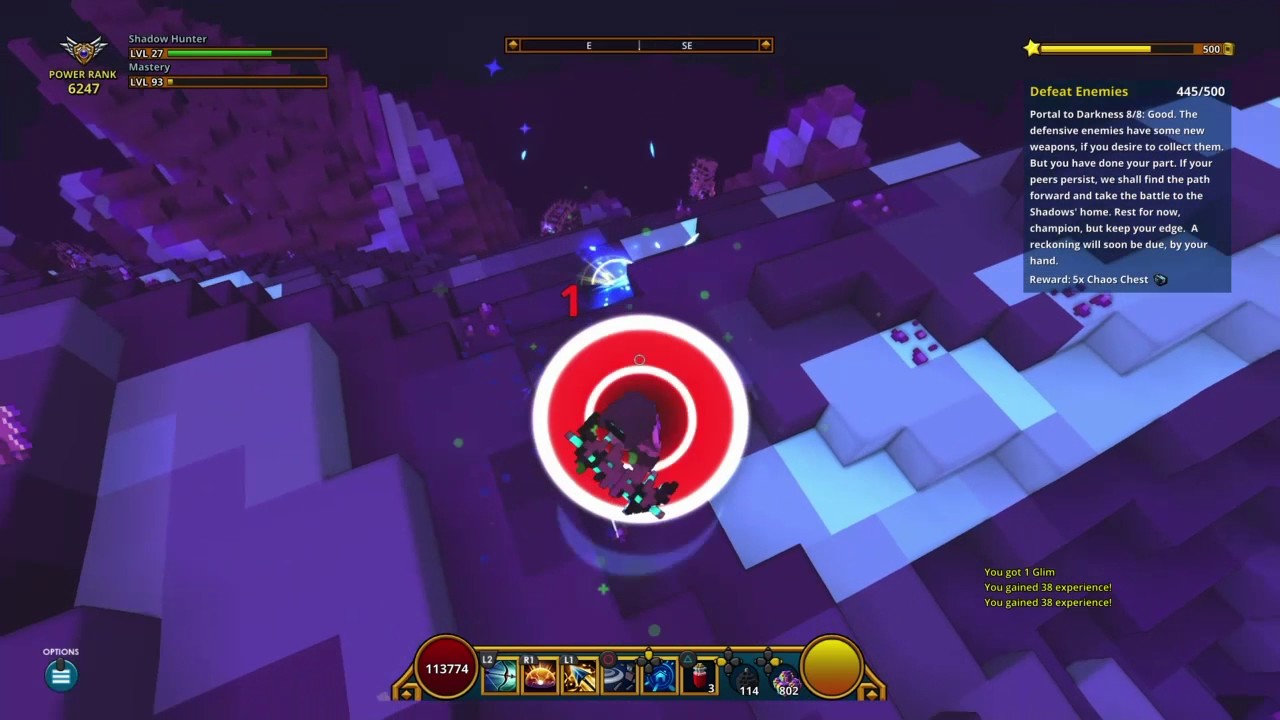Trove: How to Complete Level 7 and 8 of Portal of Darkness!! Kill 500 enemies the fastest