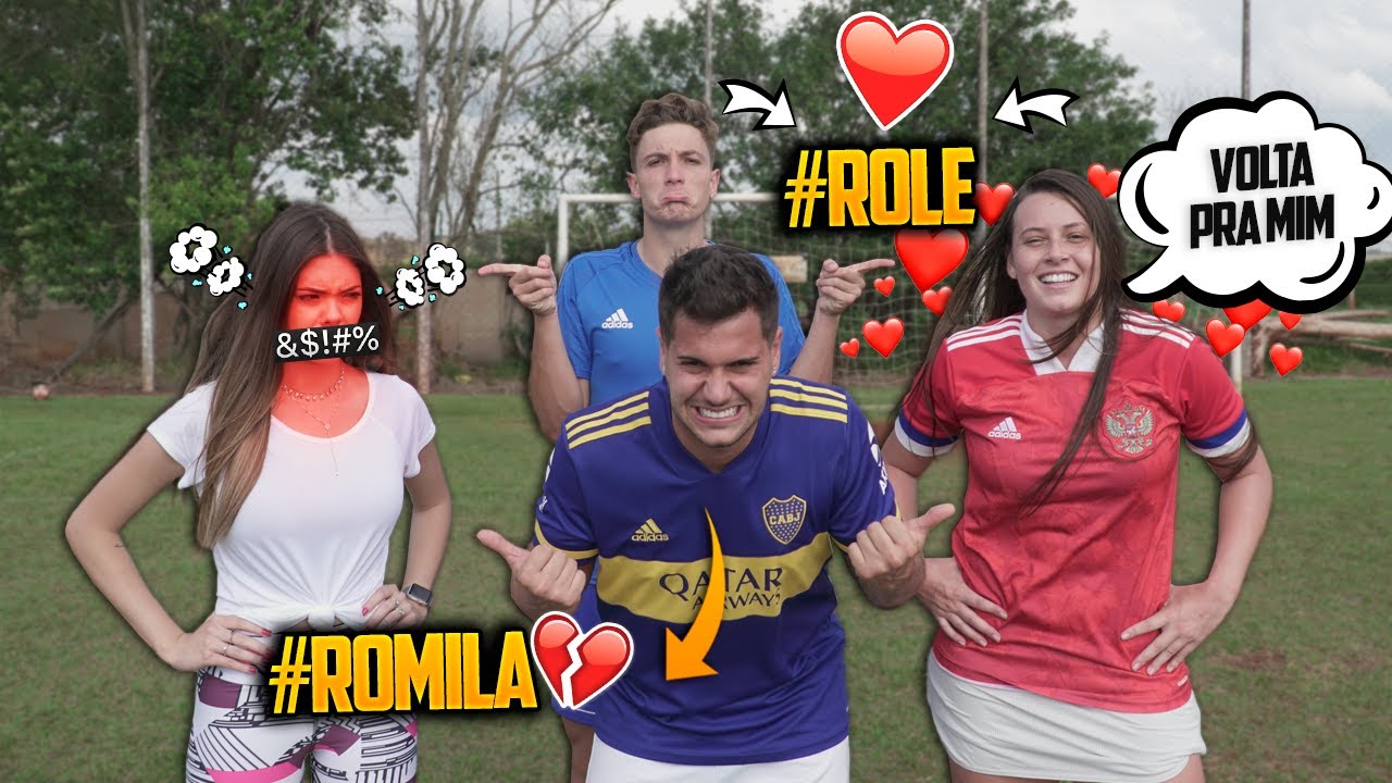 ELE VOLTOU COM A EX NA FRENTE DA ATUAL NO FUTEBOL!!