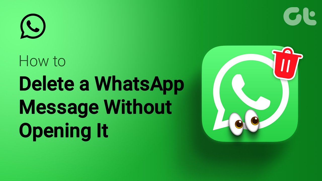 Как удалить сообщение в WhatsApp, чтобы его никто не увидел | Секретный трюк | Техническое руково...