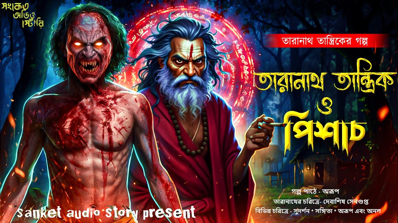 #তারানাথতান্ত্রিক ও পিশাচ | তারানাথ তান্ত্রিকের দুর্ধর্ষ এক অভিজ্ঞতা | Bengali audio story 