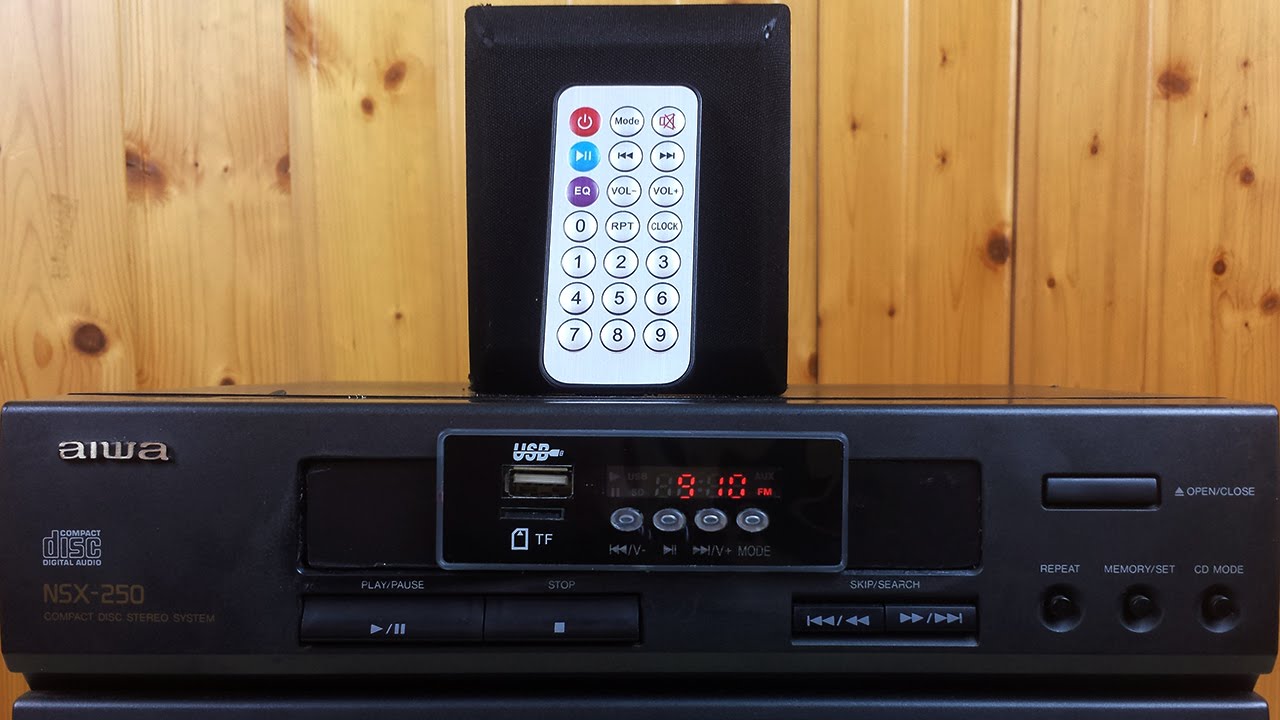 Añadir a Minicadena reproductor USB, Micro SD y Radio 🔨