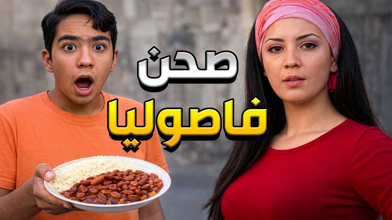 عزمتو عالفاصوليا من ورا علم زوجها وبس اجا زوجها جن جنونو