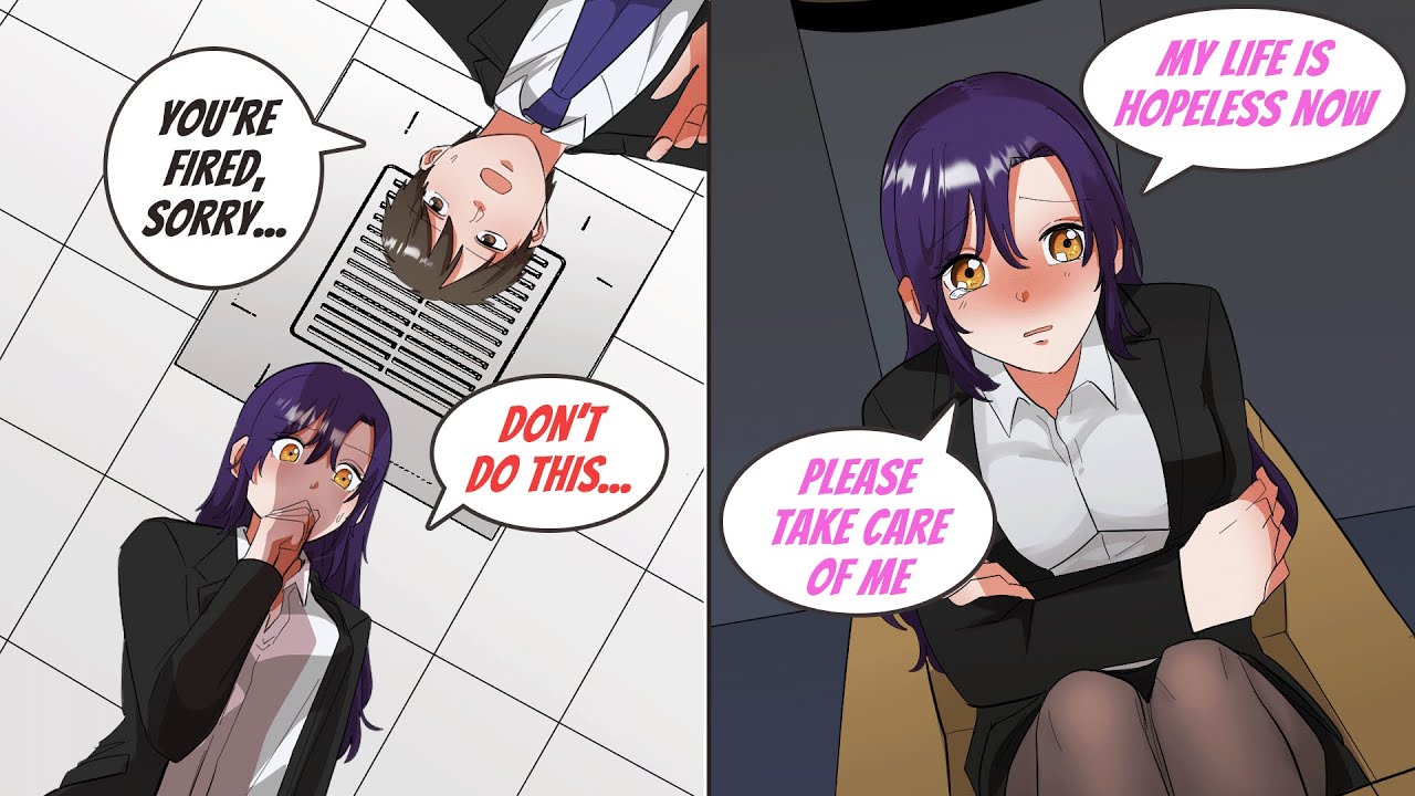 [Manga dub] I had to fire my beautiful coworker but I happened to live with her【RomCom】