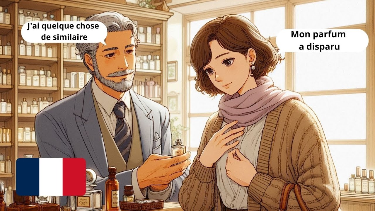 10 Simple French Conversations | At the Perfume Shop & Beauty Counter (A1-A2)