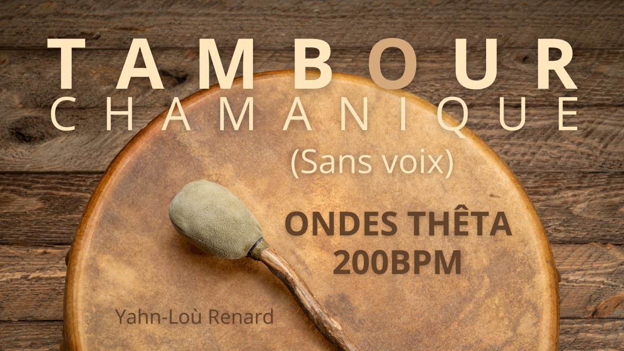 Tambour Chamanique - Ondes Thêta 200bpm - 30 min - TaShUnKa