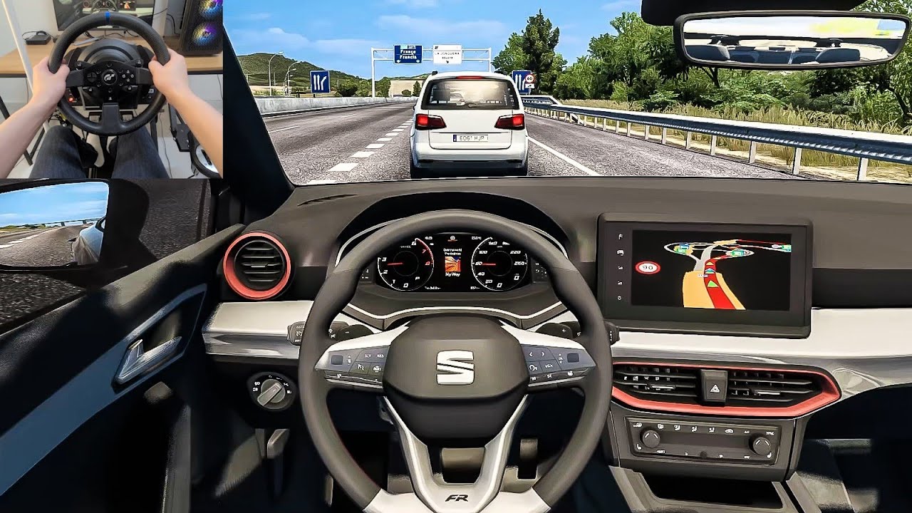 Euro Truck Simulator 2 - 2022 Seat Ibiza FR [Steering Wheel Gameplay]