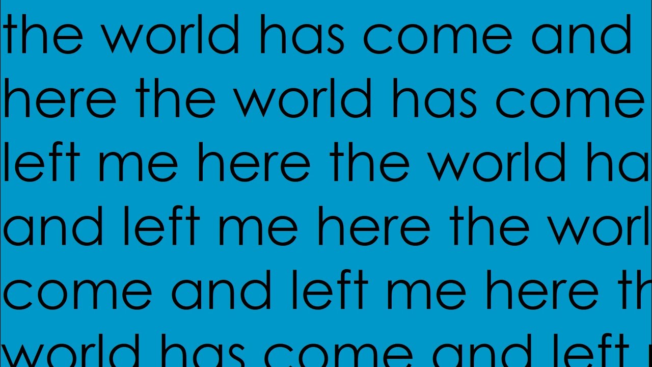 Weezer's Blue Album, but it's only when they say the title
